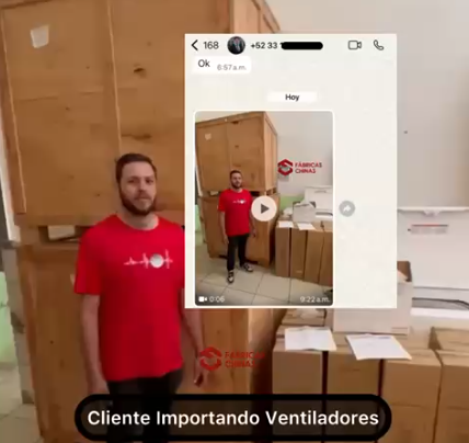 Cliente importador de ventiladores